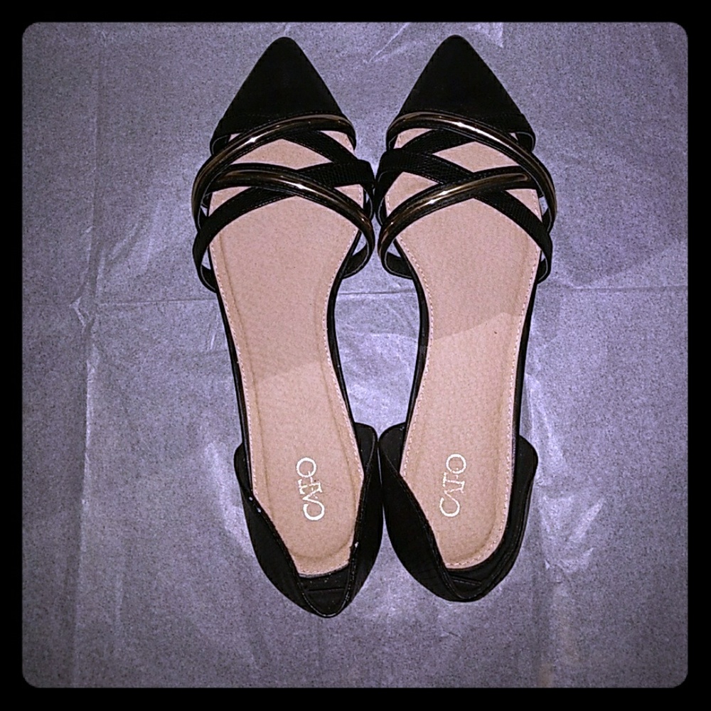 Black flats